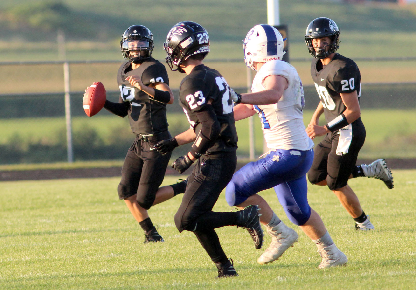 Saint Croix Falls at Bloomer football 8-23-19